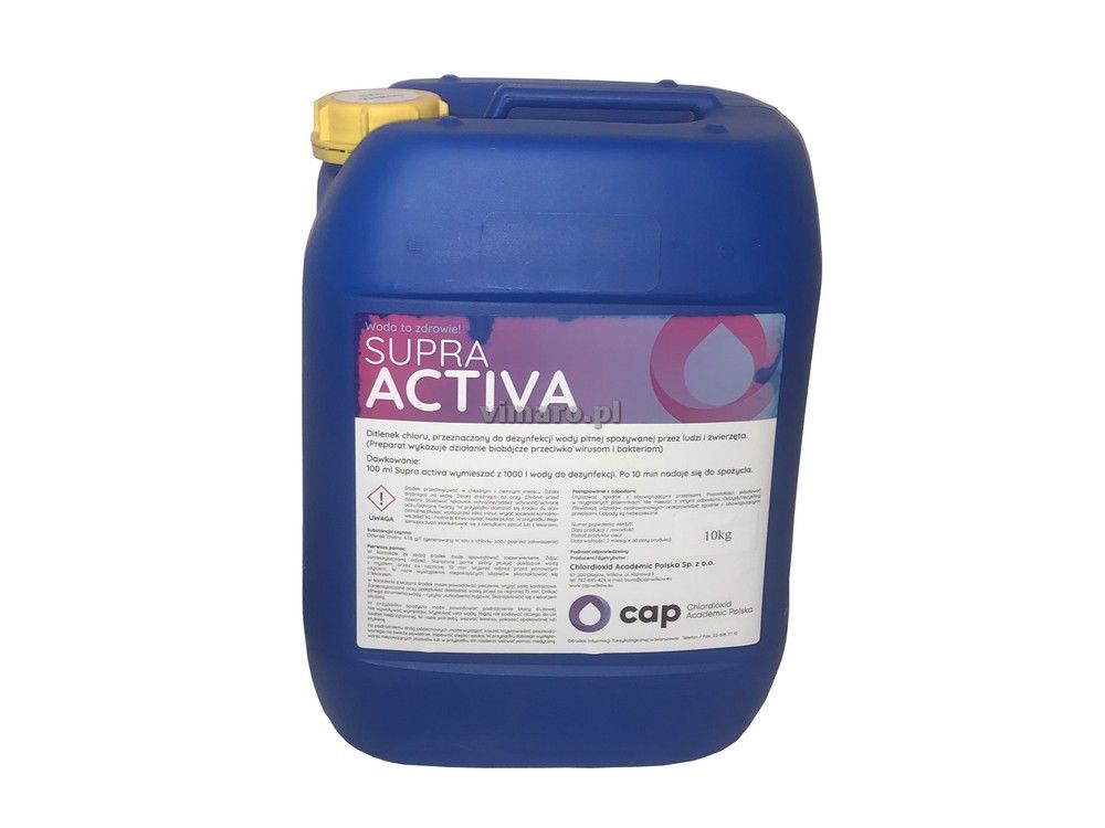 Supra Activa/Plus - Dwutlenek chloru 10kg