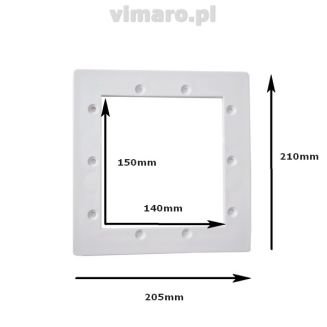 Ramka miniskimmera Euro White Edition  - 2
