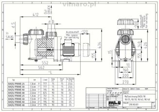 Pompa basenowa SPECK PUMPEN BADU PRIME 30, 31m3/h - 2