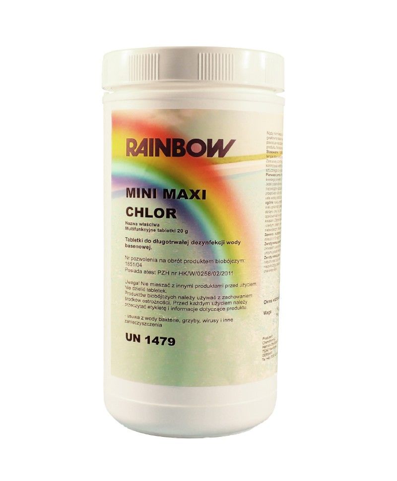 Rainbow MINI MAXI CHLOR 1kg (tab. 20g)