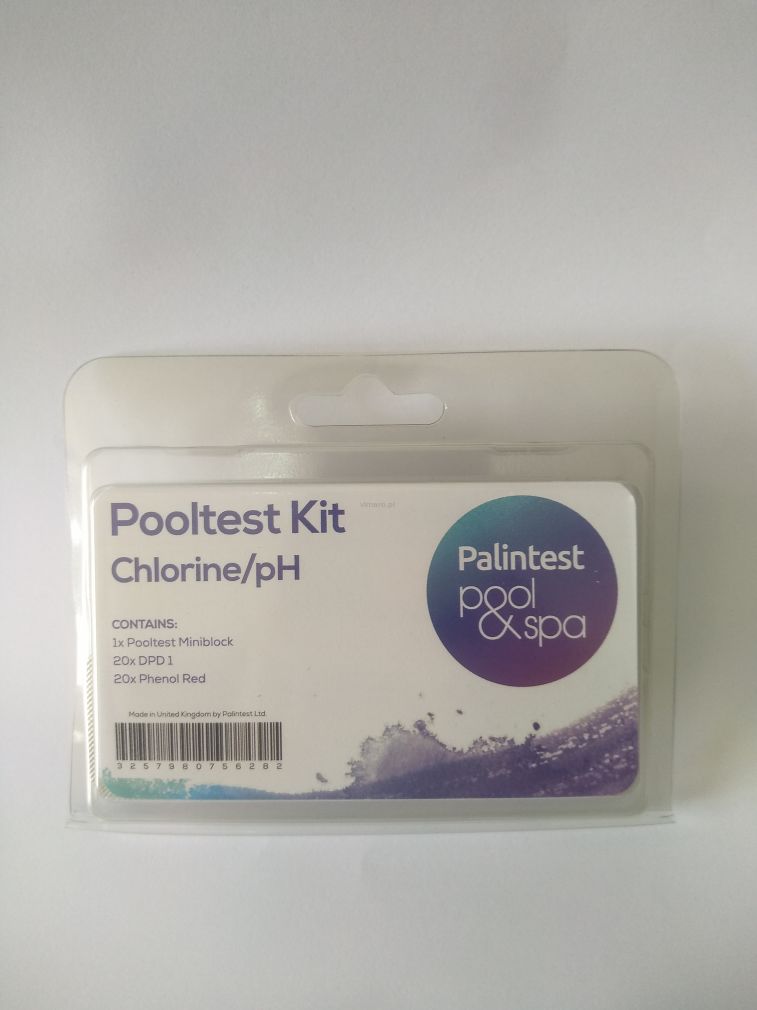 Mini tester ręczny do pomiaru chloru i pH wody