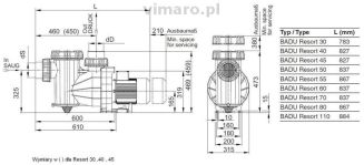 Pompa basenowa SPECK PUMPEN BADU RESORT 80m3/h - 2