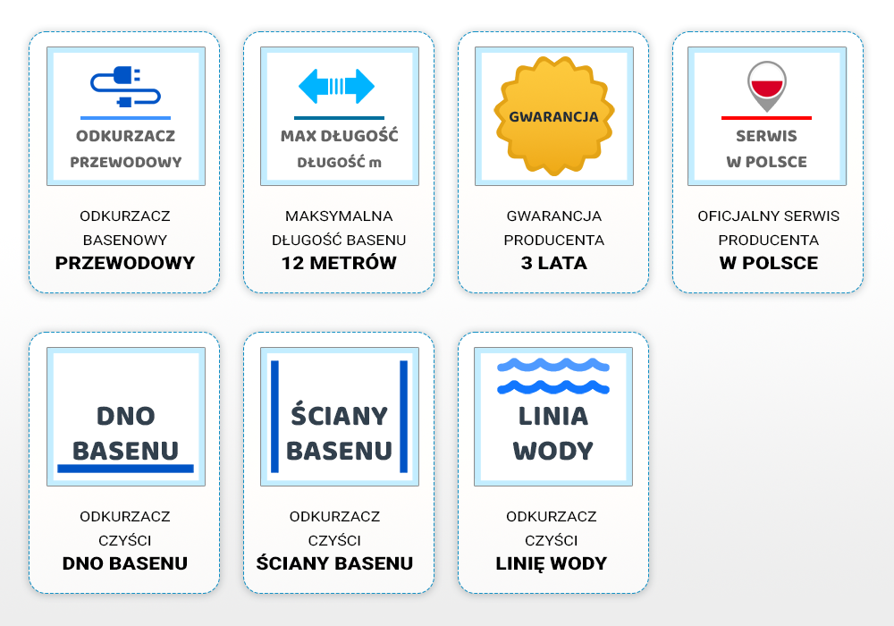 Najważnejsze cechy odkurzacza basenowego
